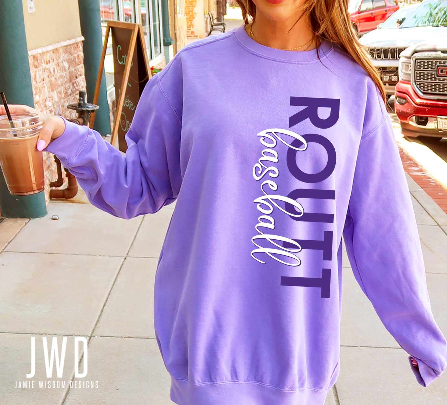 ROUTT BASEBALL_COMFORT COLORS ADULT UNISEX_VIOLET