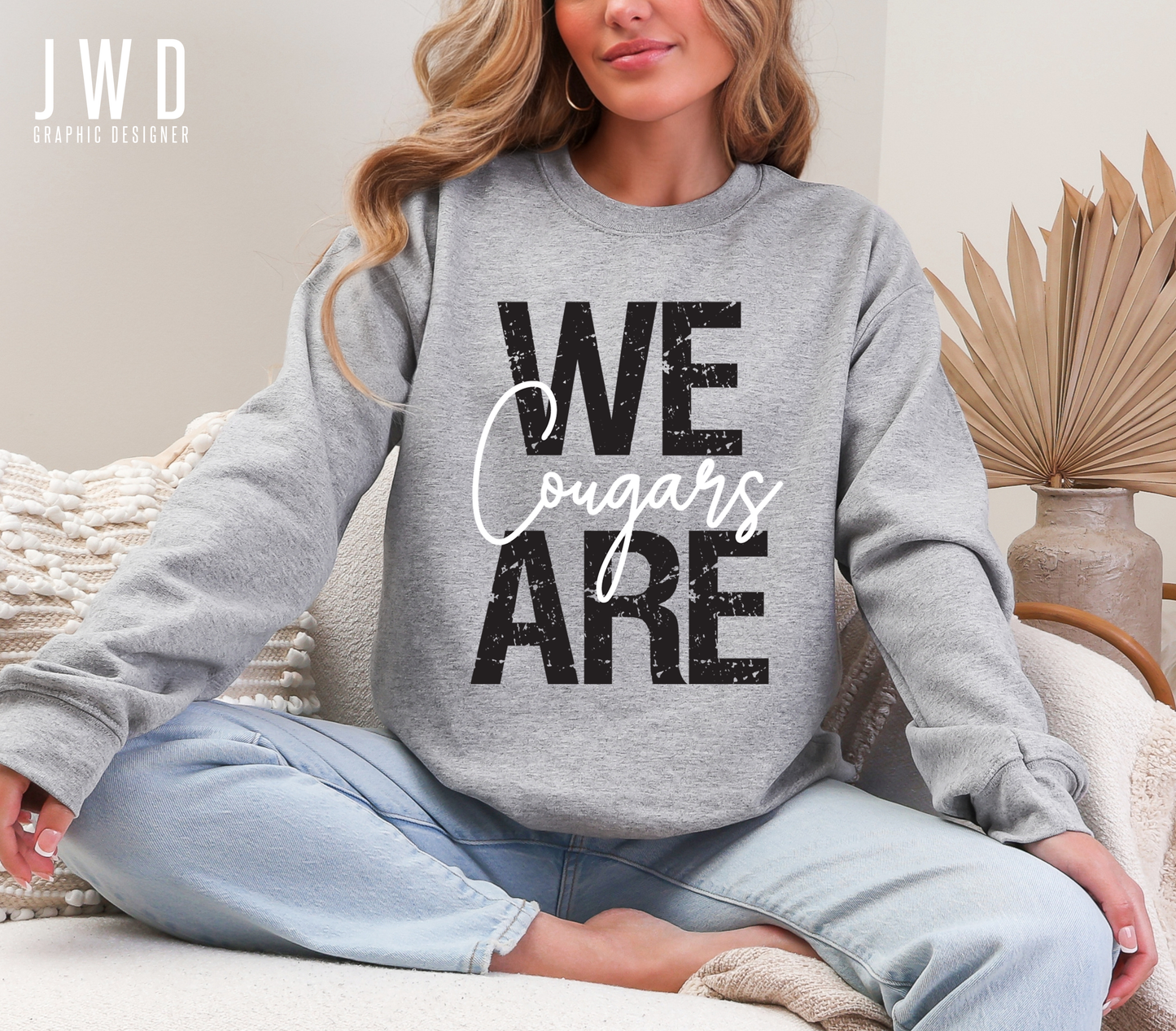 WE ARE COUGARS - Gildan Unisex Crew Sweatshirt