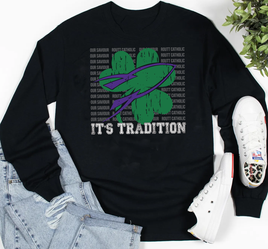 *SHAMROCKET BLACK LONG SLEEVE TEE - YOUTH + ADULT