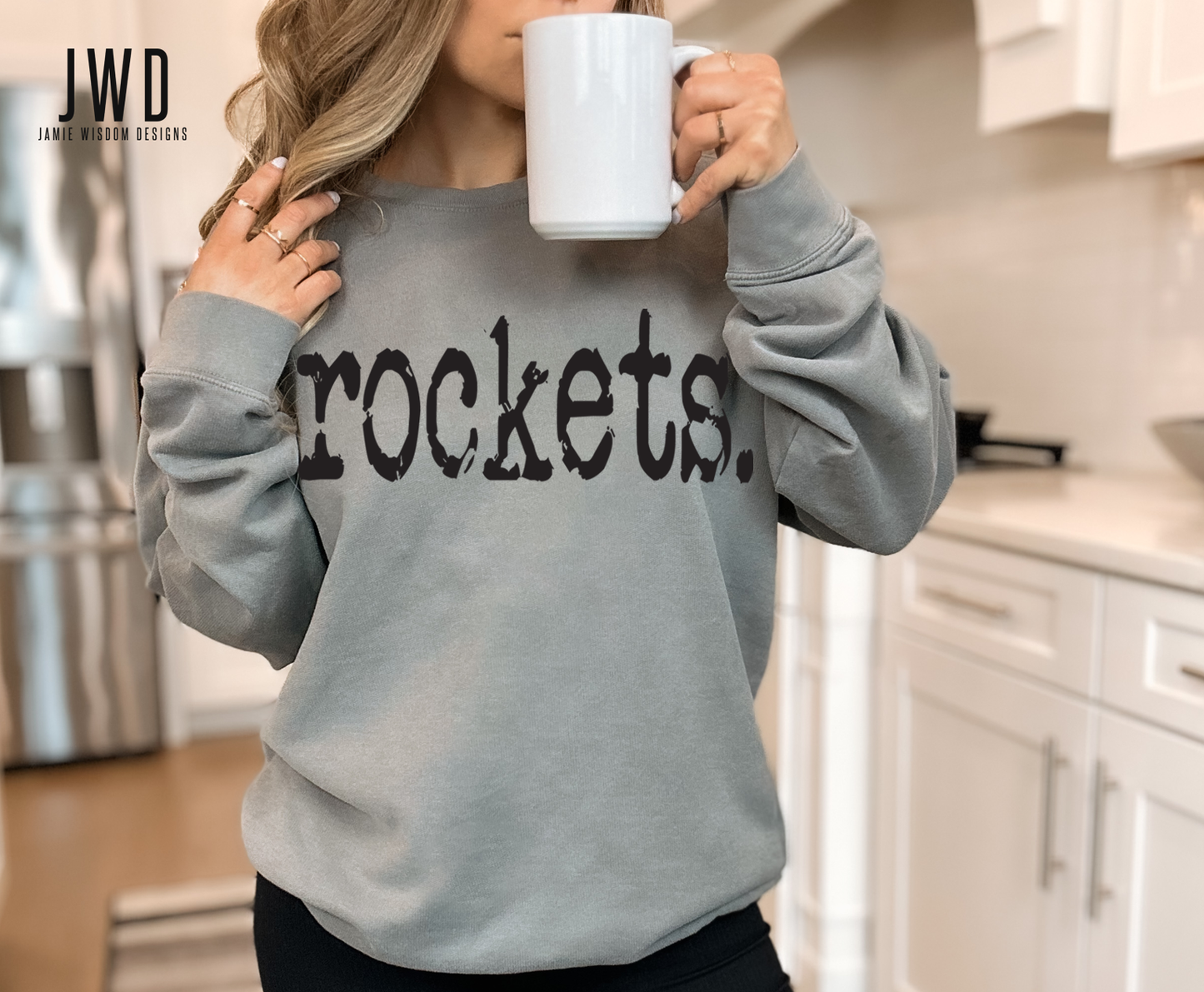 rockets Comfort Colors Adult Unisex Crew Sweatshirt