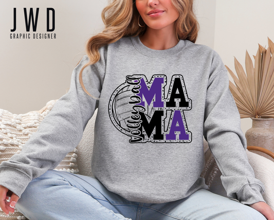 Routt Volleyball MAMA - Gildan Adult Unisex Crew Sweatshirt