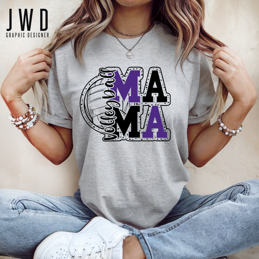 Routt Volleyball MAMA - Bella Canvas Adult Unisex T-Shirt